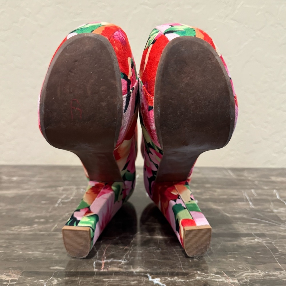 Jeffrey Campbell Lita Flower Platform Booties - Picture 12 of 13